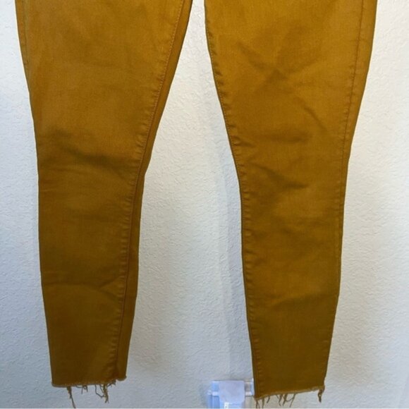 Mother Buckthorn Brown The Stunner Ankle Fray Jeans Size 25 - Picture 6 of 13